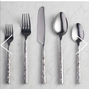 World market hammered silverware